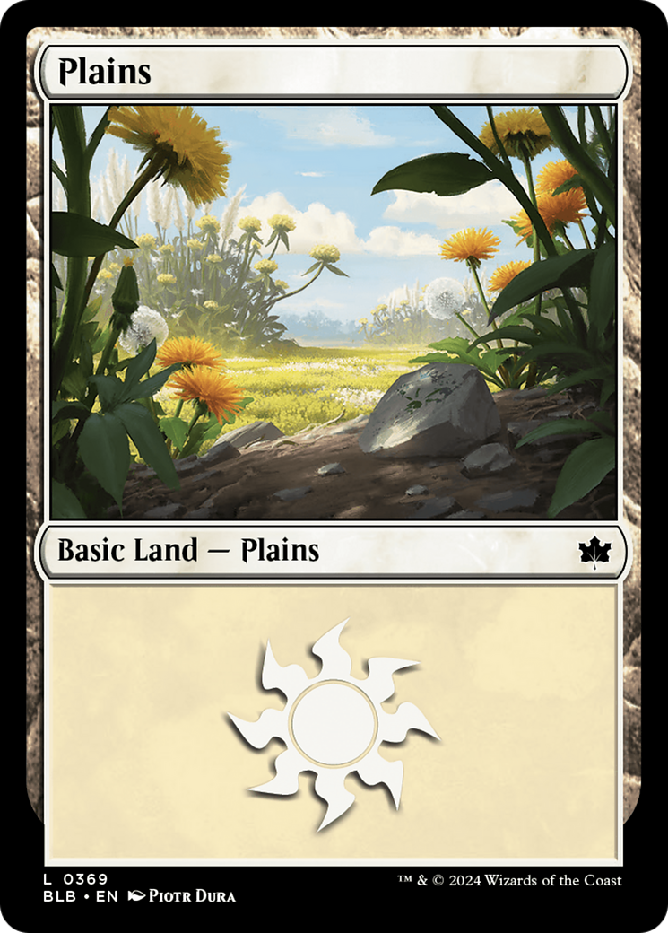Image of Plains (0369) (BLB-369) - Bloomburrow Foil