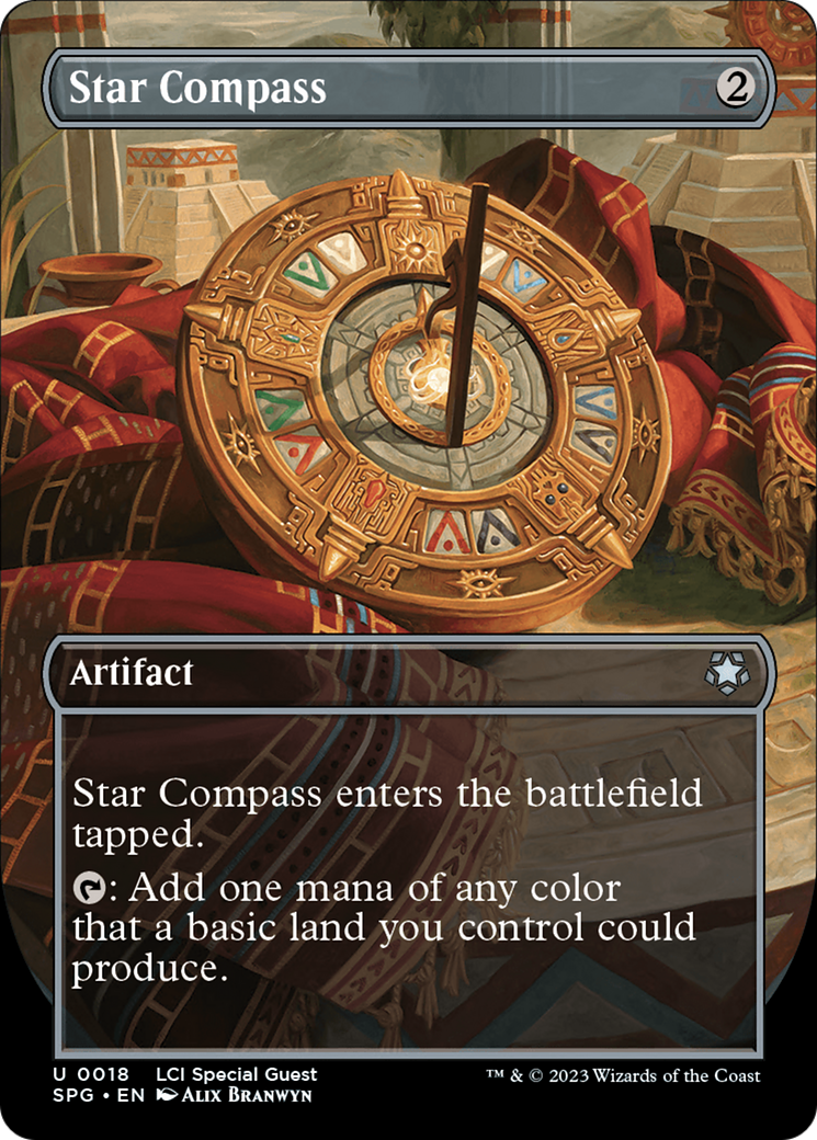Image of Star Compass (Borderless) (SPG-018) - Special Guests (Borderless)