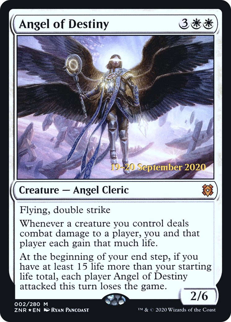 Image of Angel of Destiny (PRE-002) - Zendikar Rising Promos Foil