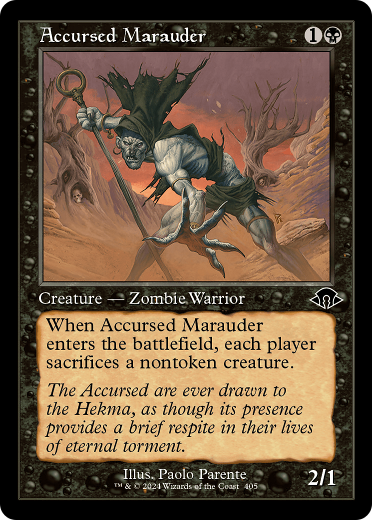 Image of Accursed Marauder (Retro Frame) (MH3-405) - Modern Horizons 3