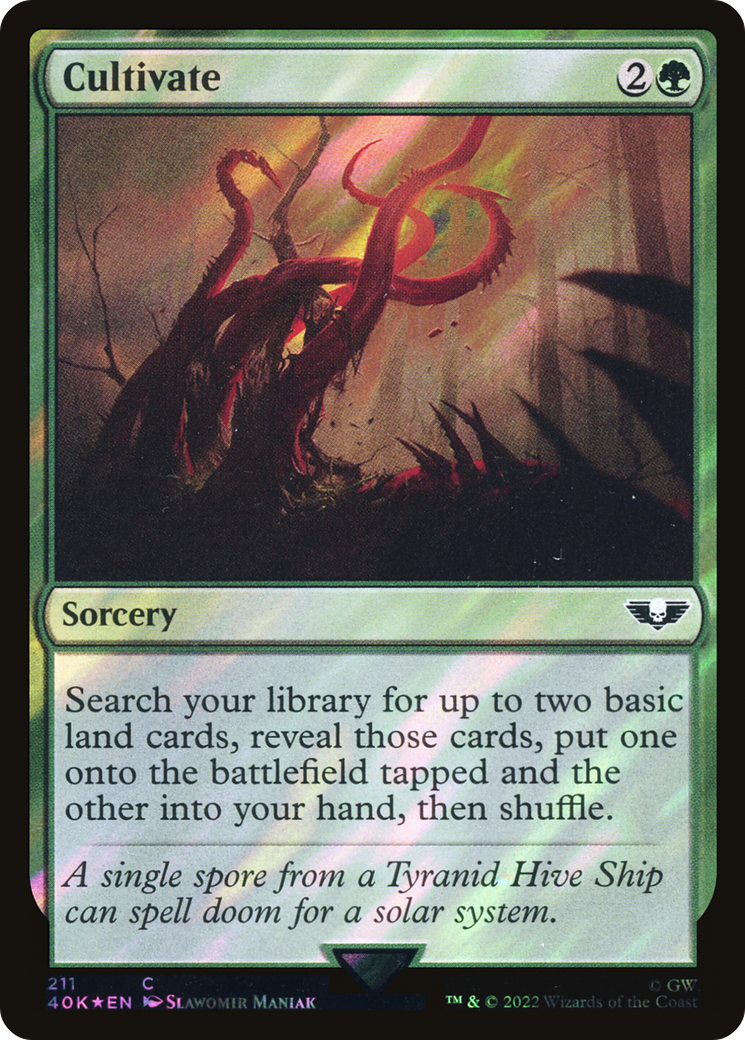 Image of Cultivate (Surge Foil) (40K-211) - Warhammer 40,000 Commander Foil