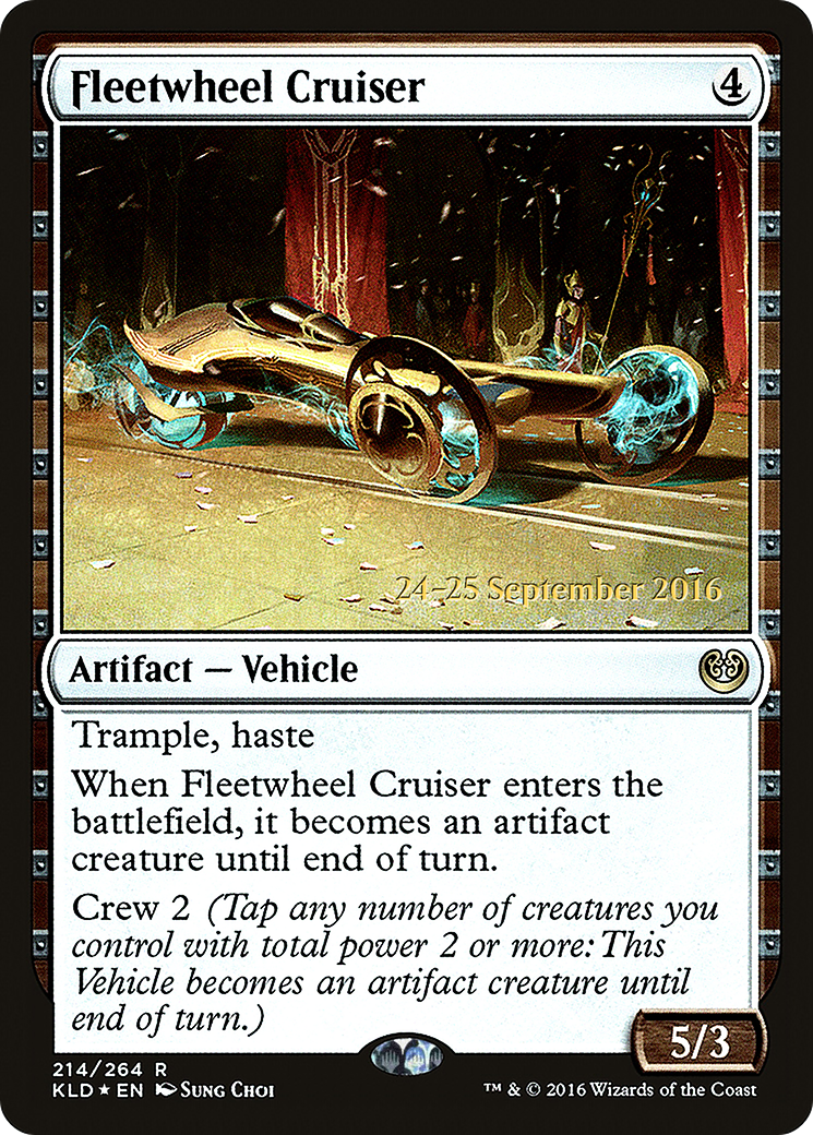 Image of Fleetwheel Cruiser (PRE-214) - Kaladesh Promos Foil