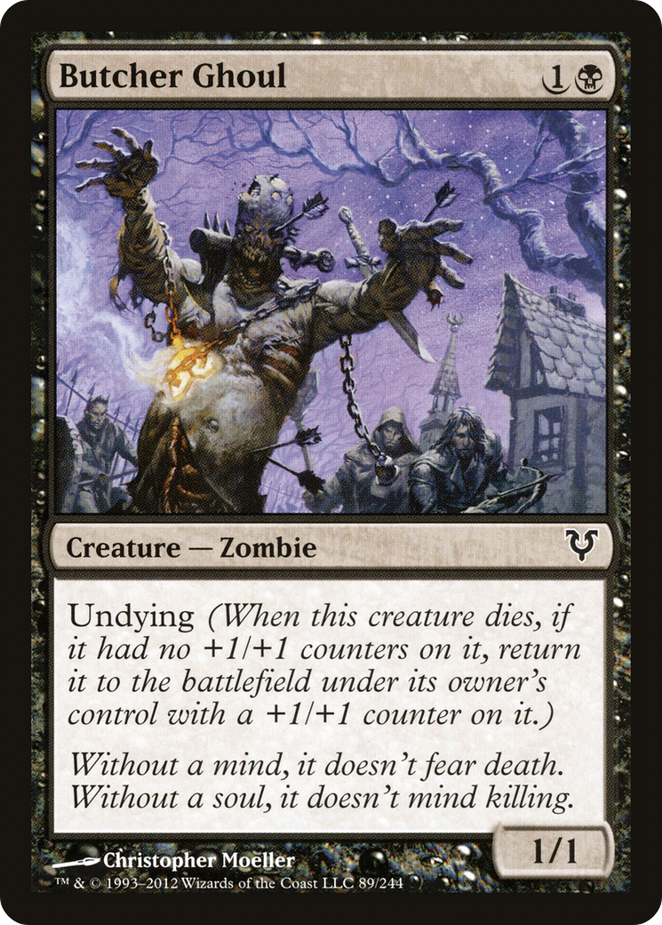Image of Butcher Ghoul (AVR-089) - Avacyn Restored Foil
