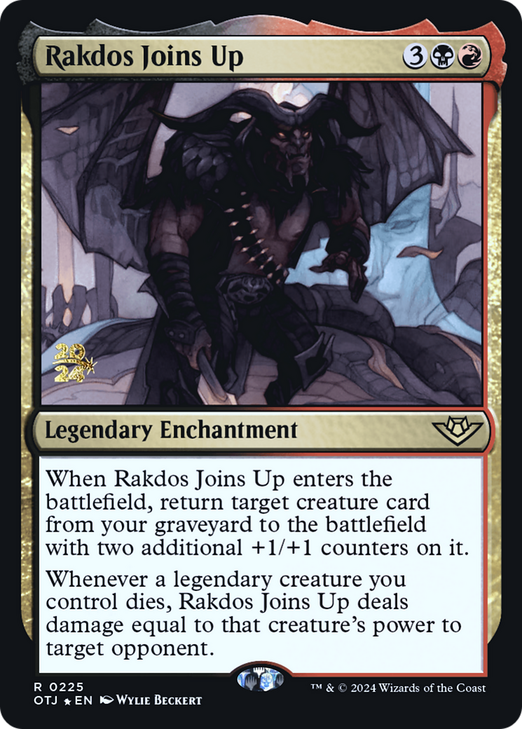 Image of Rakdos Joins Up (PRE-225) - Outlaws of Thunder Junction Promos Foil