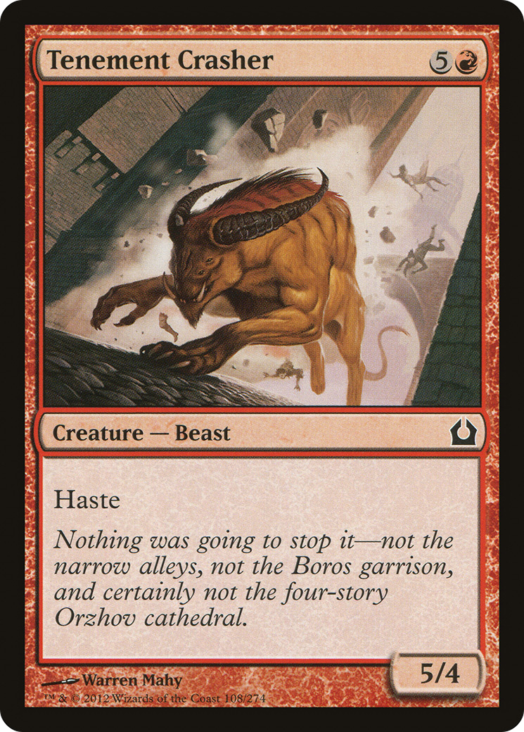 Image of Tenement Crasher (RTR-108) - Return to Ravnica Foil