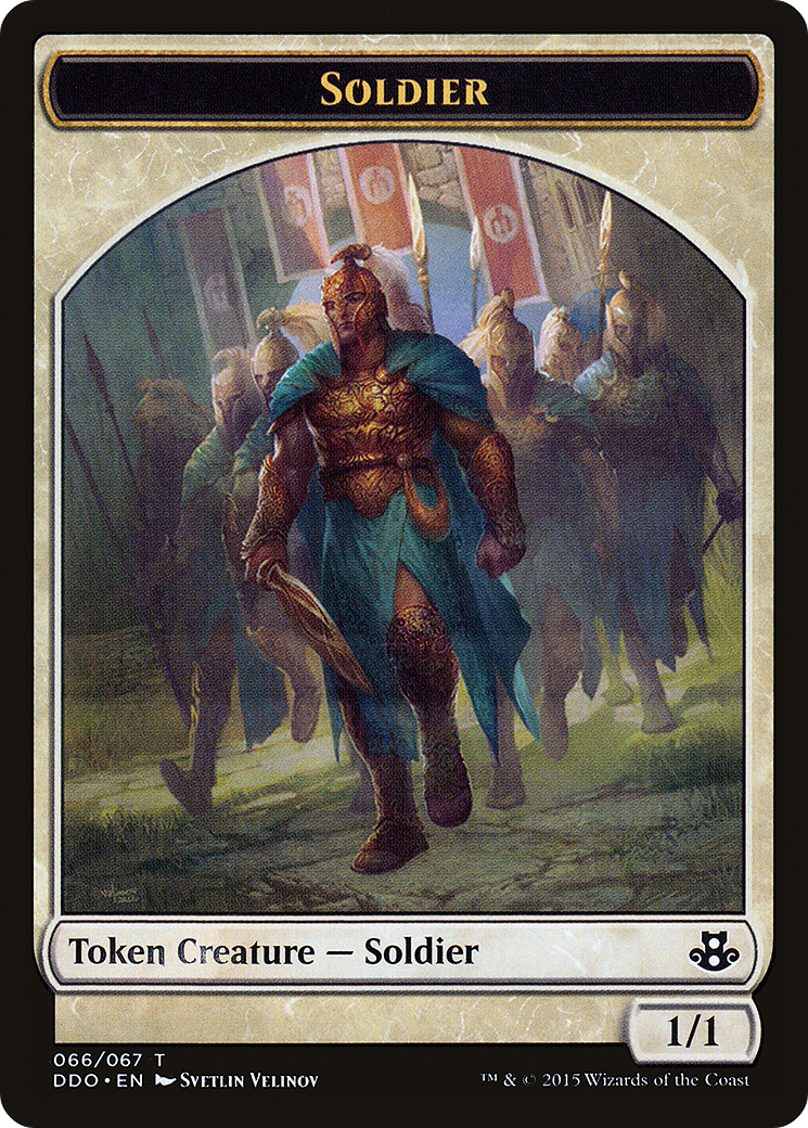 Image of Soldier Token (DDO-066) - Duel Decks: Elspeth vs. Kiora