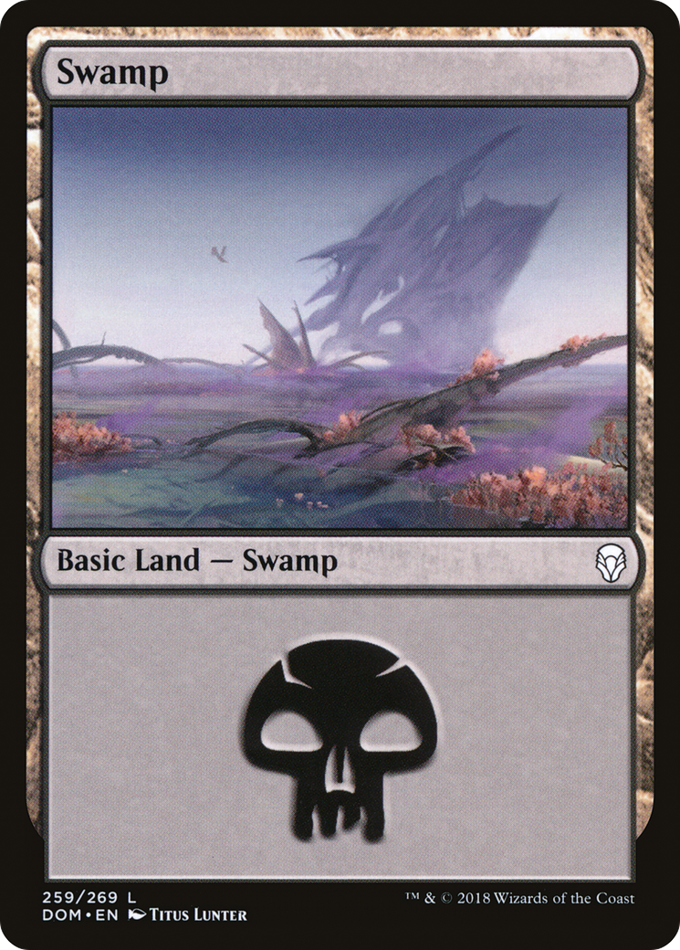 Image of Swamp (259) (DOM-259) - Dominaria Foil