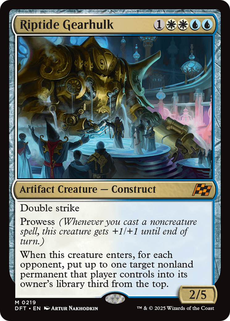 Image of Riptide Gearhulk (DFT-219) - Aetherdrift Foil