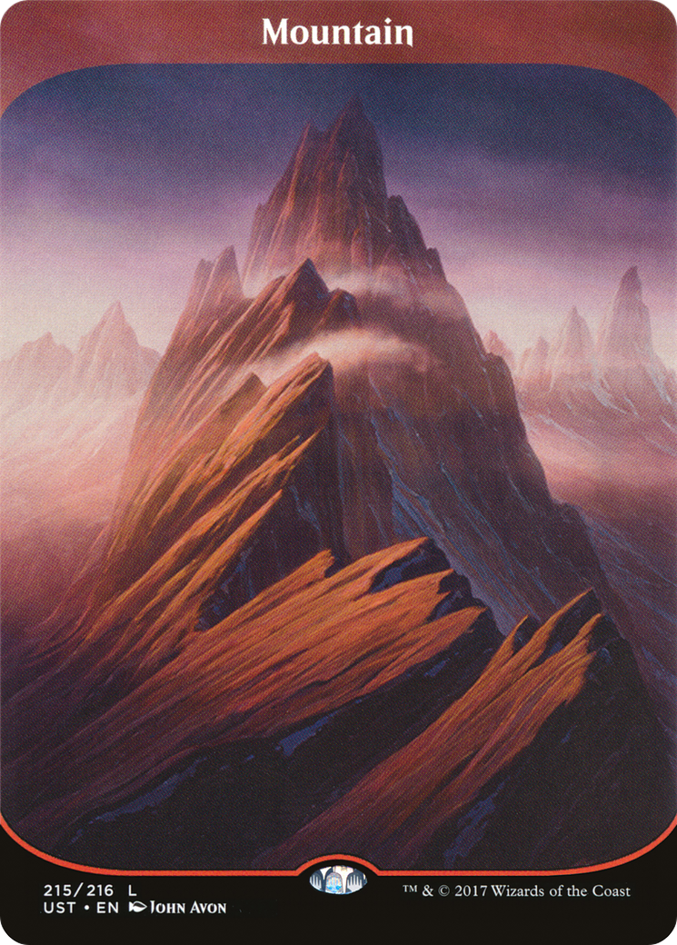 Image of Mountain (UST-215) - Unstable (Borderless) Foil