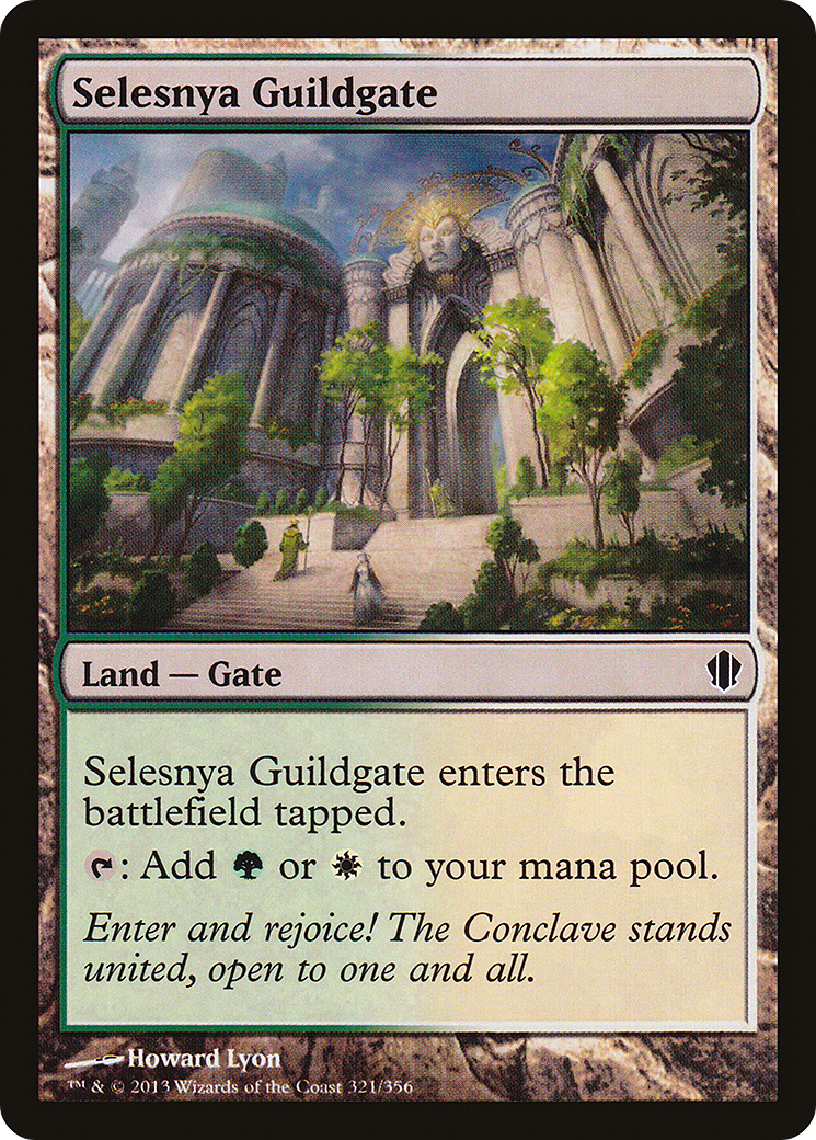 Image of Selesnya Guildgate (C13-321) - Commander 2013