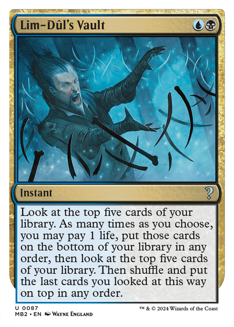 Image of Lim-Dul's Vault (White Border) (MB2-087) - Mystery Booster 2