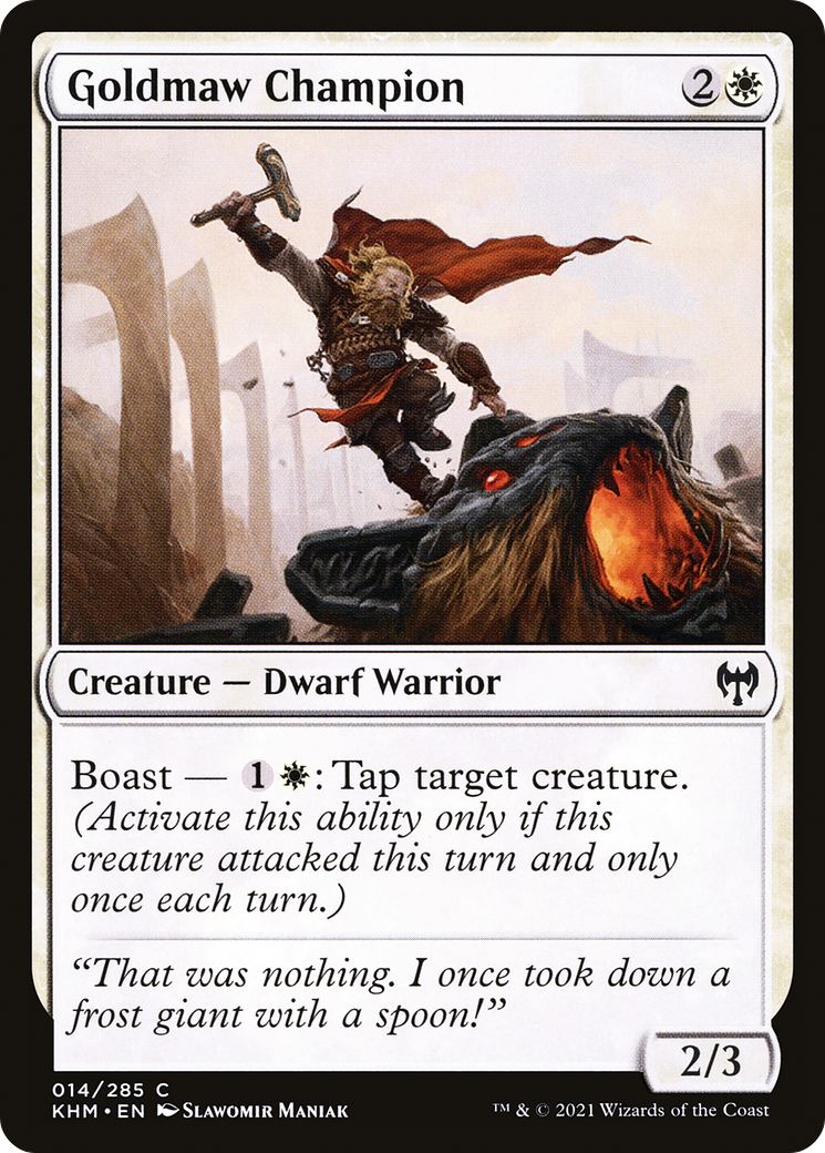 Image of Goldmaw Champion (KHM-014) - Kaldheim
