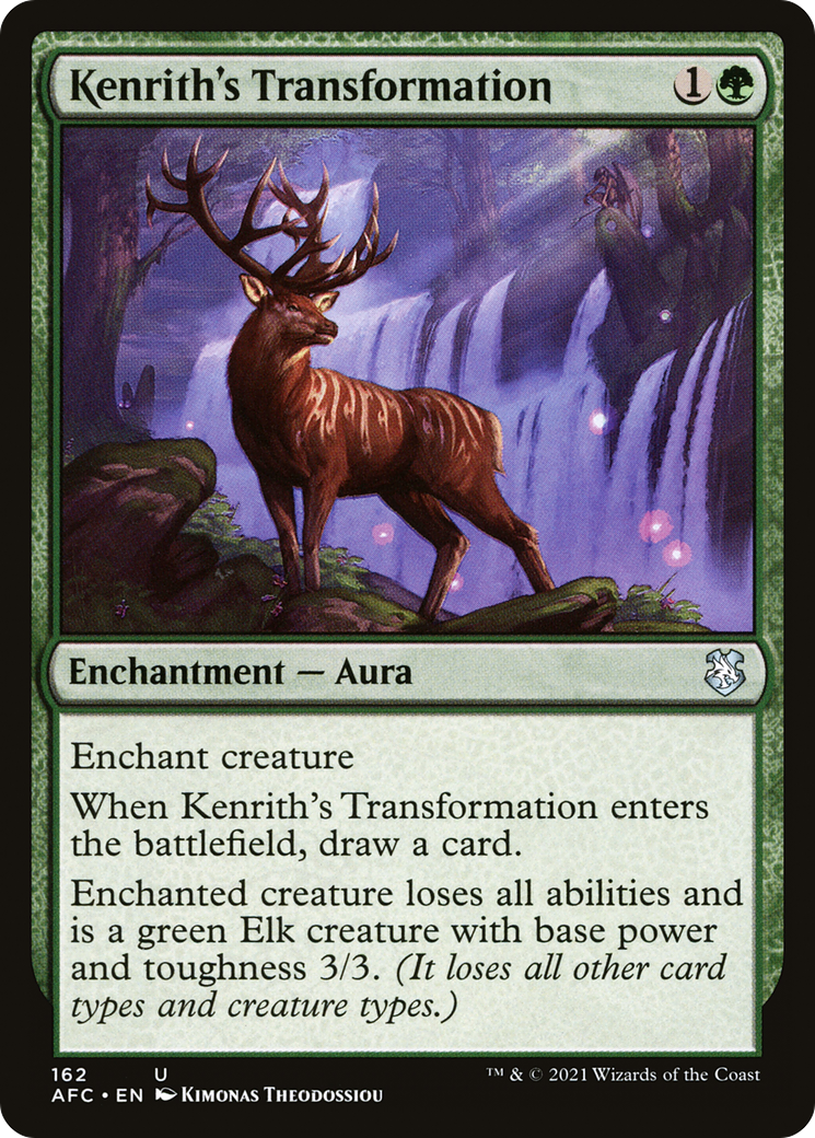 Image of Kenrith's Transformation (AFC-162) - Forgotten Realms Commander