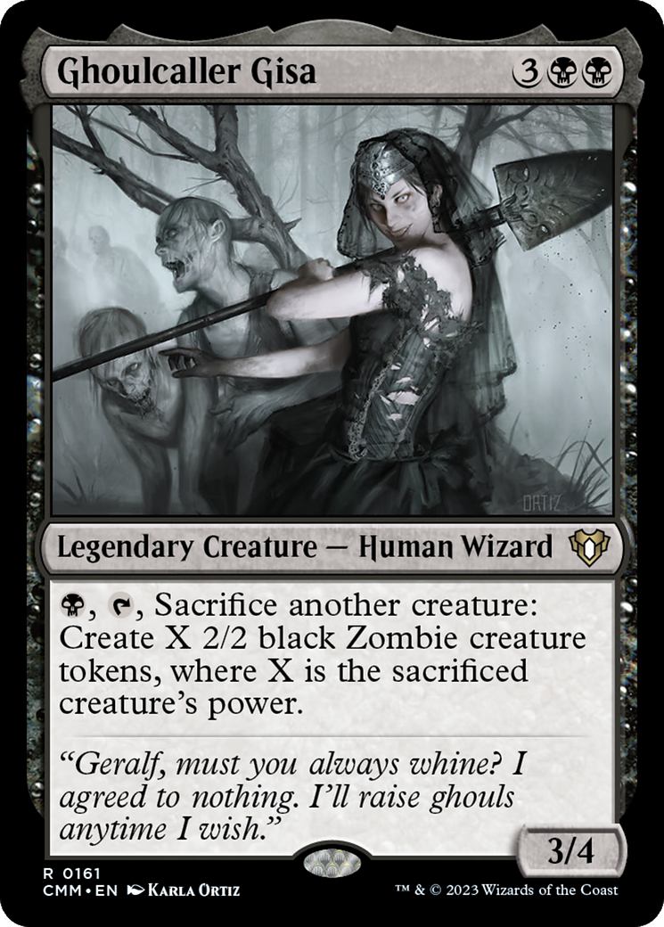 Image of Ghoulcaller Gisa (CMM-161) - Commander Masters Foil