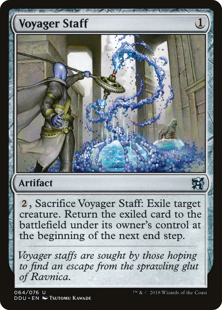 Image of Voyager Staff (DDU-064) - Duel Decks: Elves vs. Inventors