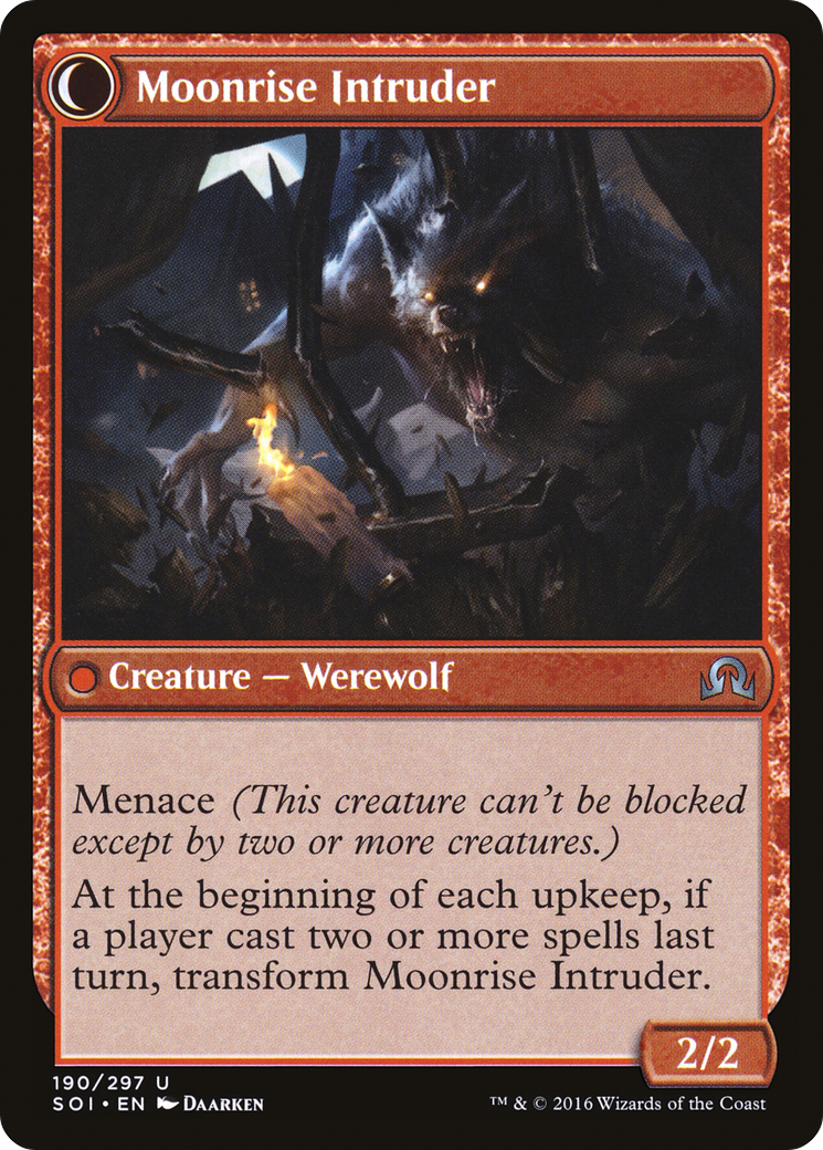 Image of Village Messenger (SOI-190) - Shadows over Innistrad: (Double Faced Transform) Foil