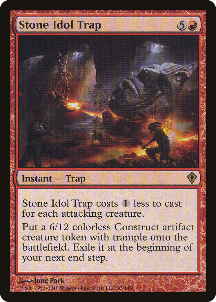 Image of Stone Idol Trap (WWK-093) - Worldwake Foil