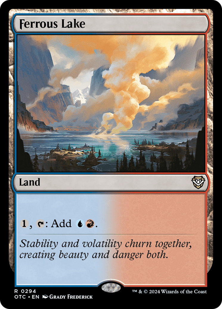 Image of Ferrous Lake (OTC-294) - Outlaws of Thunder Junction Commander