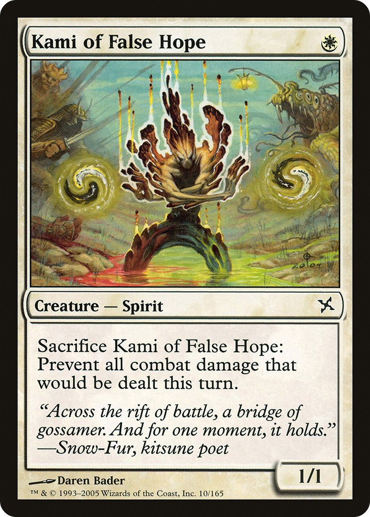 Image of Kami of False Hope (BOK-010) - Betrayers of Kamigawa