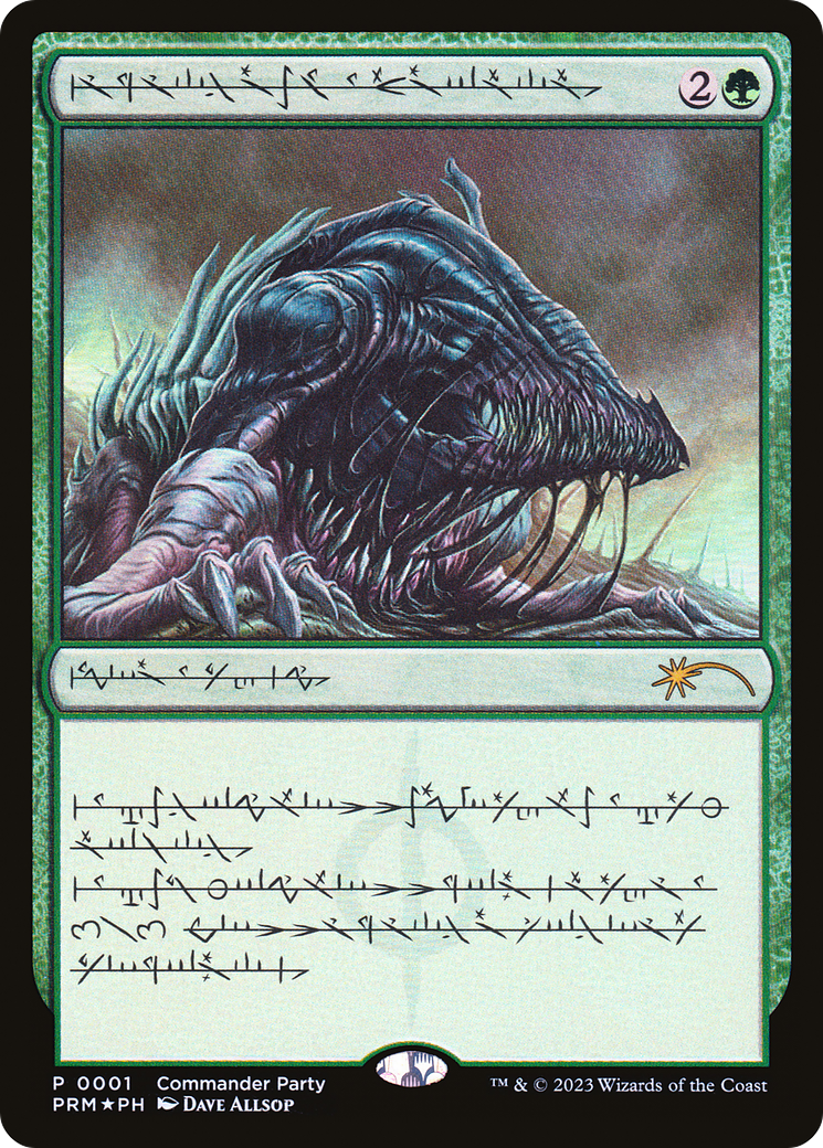 Image of Beast Within (Phyrexian) (WPN-001) - Wizards Play Network 2023 Foil