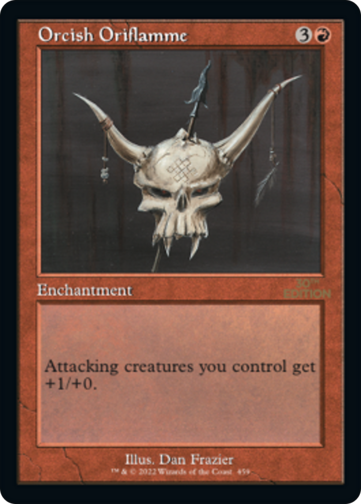Image of Orcish Oriflamme (Retro Frame) (30A-459) - 30th Anniversary Edition