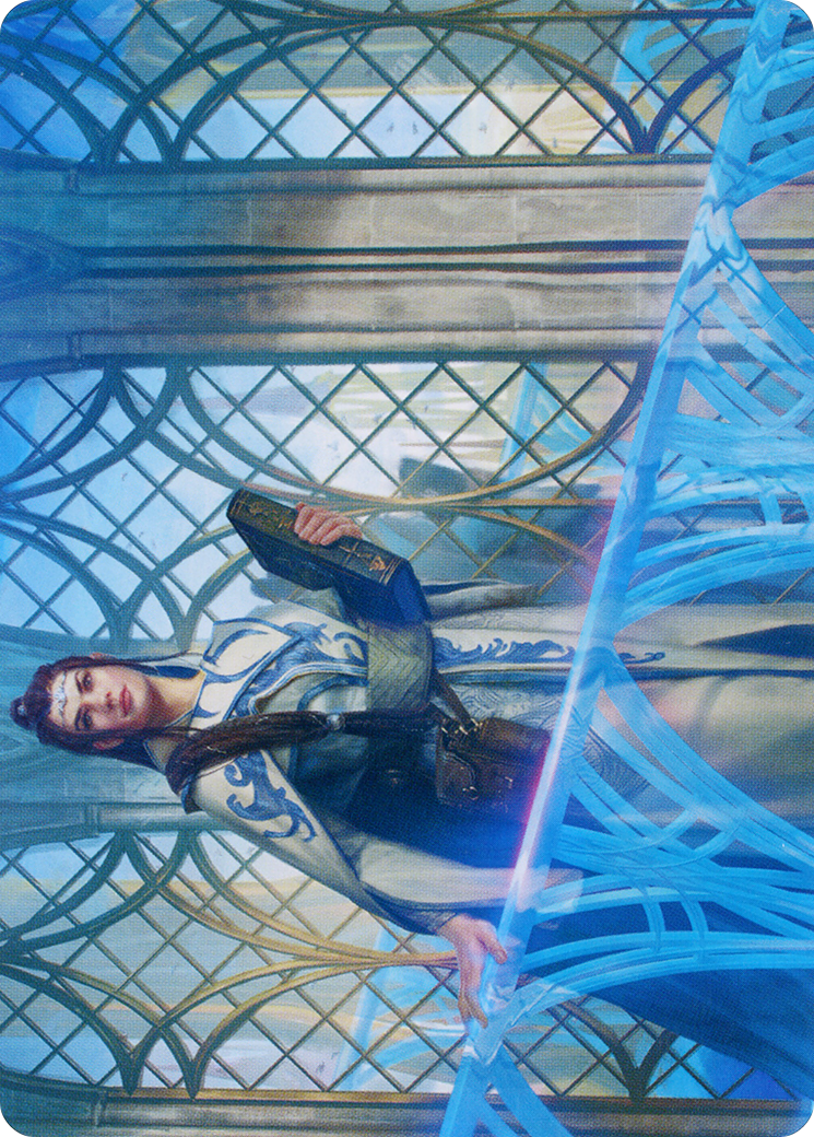 Image of Hurkyl, Master Wizard // Hurkyl, Master Wizard (ABRO-010) - The Brothers' War Art Series (Borderless) Foil
