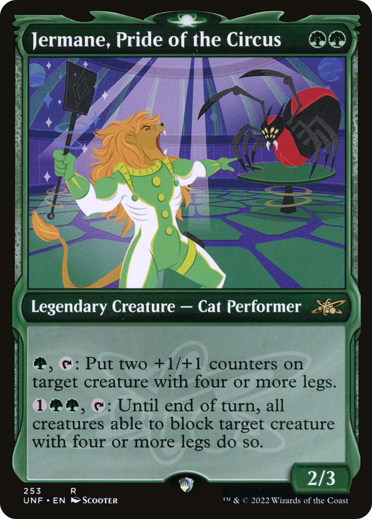 Image of Jermane, Pride of the Circus (Showcase) (UNF-253) - Unfinity: (Showcase) Foil