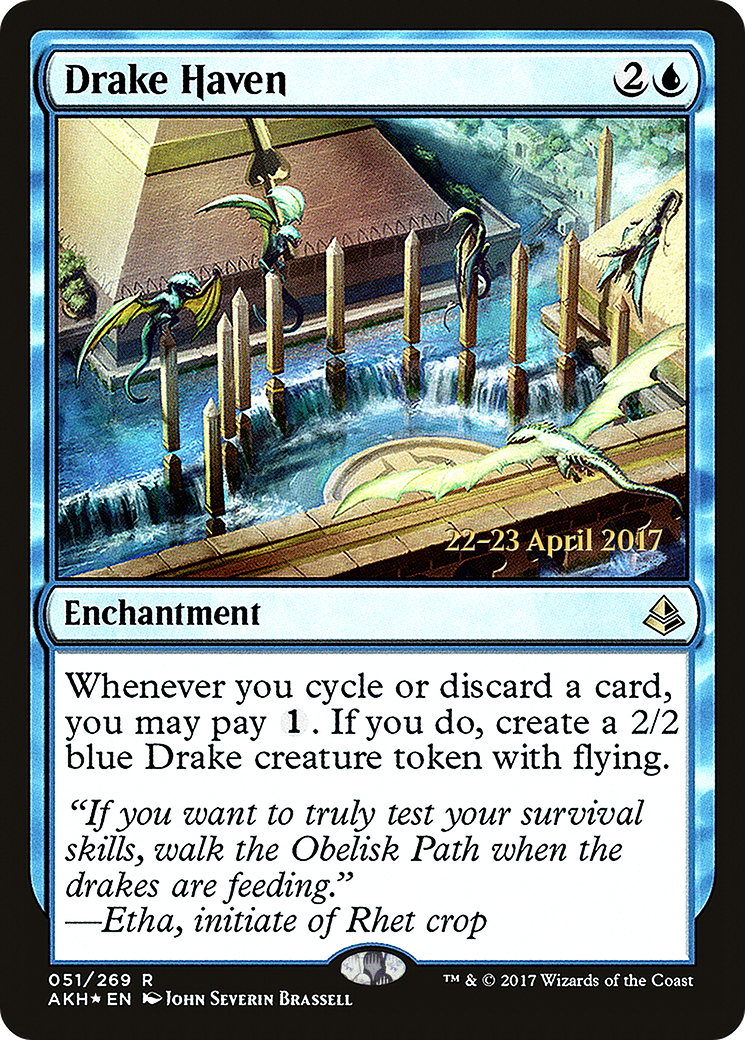 Image of Drake Haven (PRE-051) - Amonkhet Promos Foil
