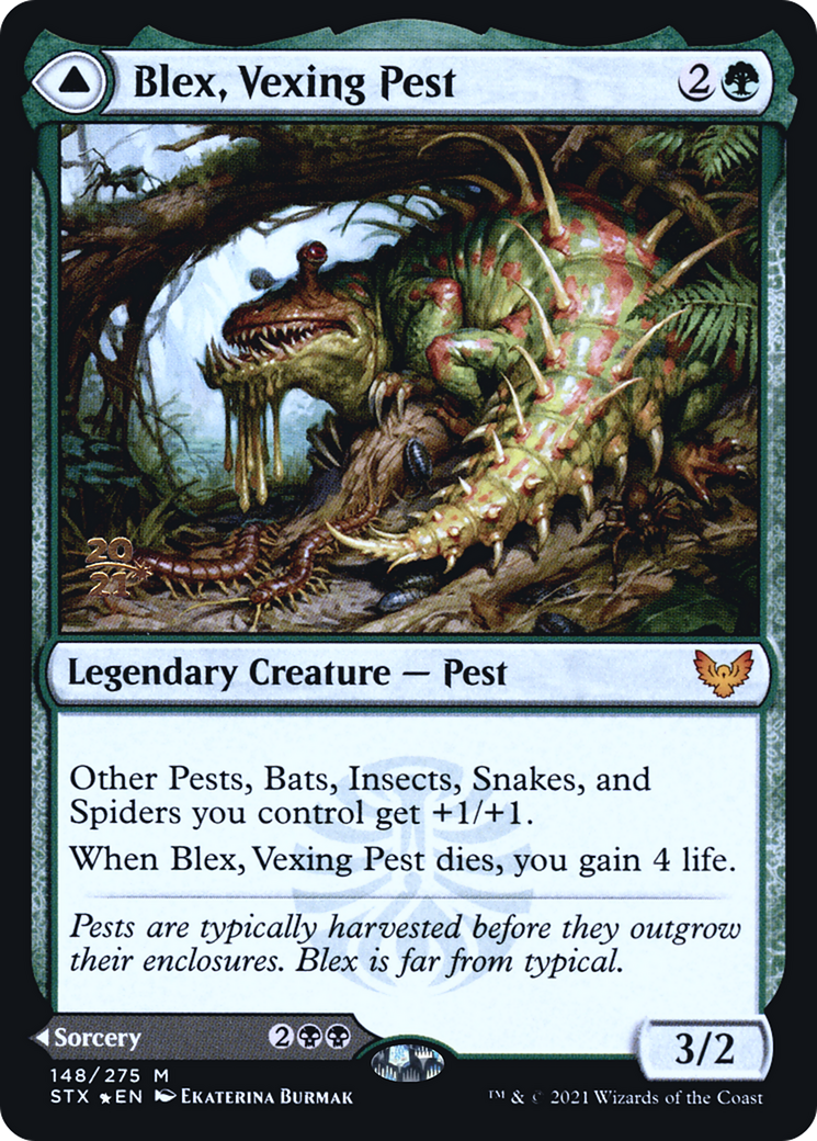 Image of Blex, Vexing Pest (PRE-148) - Strixhaven: School of Mages Promos Foil