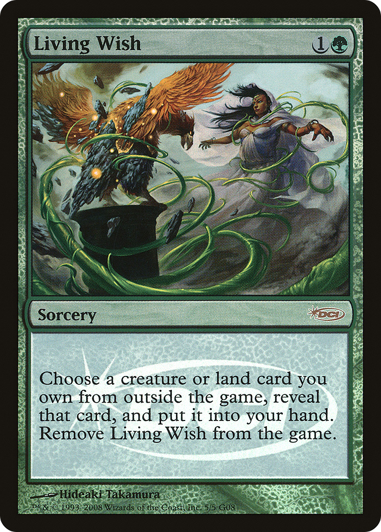 Image of Living Wish (JDG-005) - Judge Gift Cards 2008 Foil