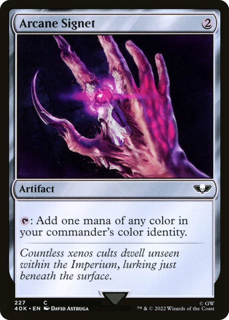 Image of Arcane Signet (227) (40K-227) - Warhammer 40,000 Commander