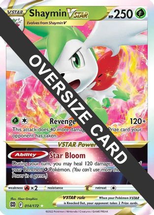 Image of Shaymin VSTAR 014/172  - Holofoil Jumbo Cards - Promo