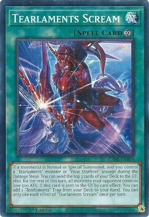 Image of Tearlaments Scream (DABL-EN058) - Darkwing Blast 1st Edition