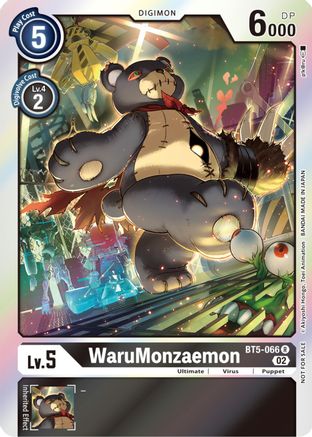 Image of WaruMonzaemon (Official Tournament Pack Vol. 7) (BT5-066) - Battle of Omni Foil