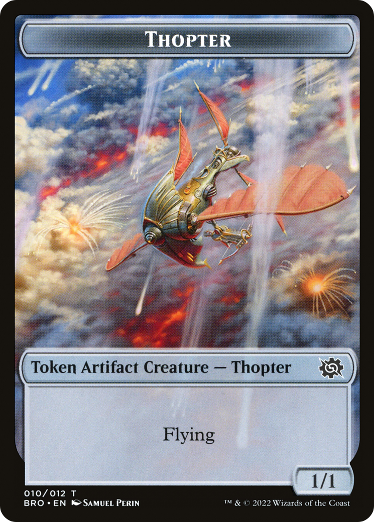 Image of Thopter (TBRO-010) - The Brothers' War Tokens Foil