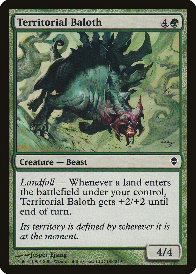 Image of Territorial Baloth (ZEN-188) - Zendikar