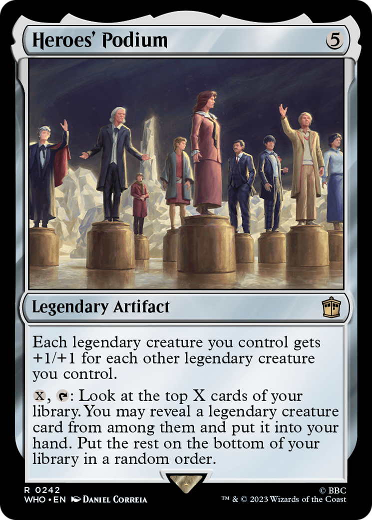 Image of Heroes' Podium (WHO-242) - Doctor Who