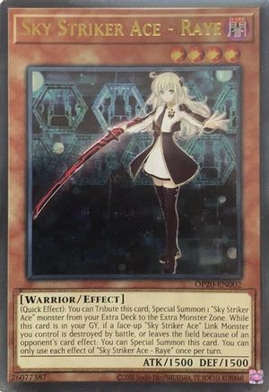 Image of Sky Striker Ace - Raye (UTR) (OP20-EN002) - OTS Tournament Pack 20 Unlimited
