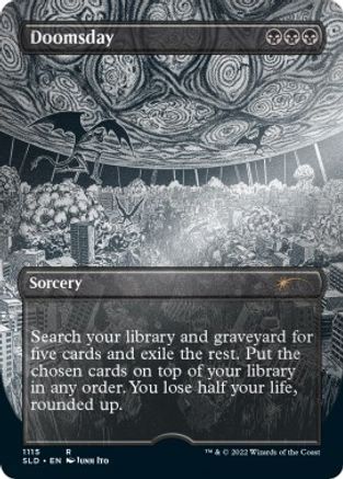 Image of Doomsday (Borderless) (Foil Etched) (SLD-1115) - Secret Lair Drop Series Foil