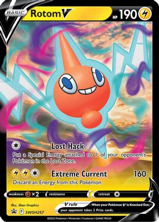 Image of Rotom V SWSH257  - Holofoil SWSH Sword & Shield Promo Cards - Promo