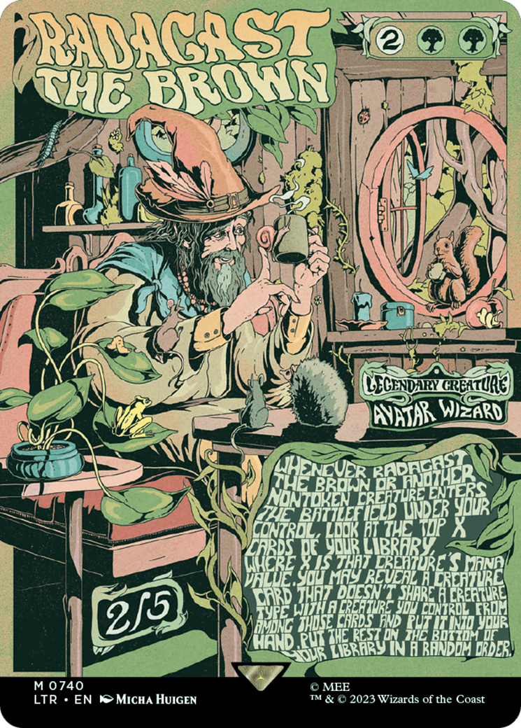 Image of Radagast the Brown (Borderless Poster) (LTR-740) - The Lord of the Rings: Tales of Middle-earth (Borderless) Foil