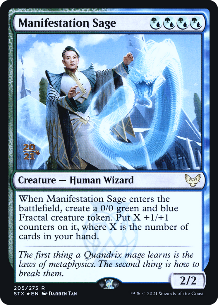 Image of Manifestation Sage (PRE-205) - Strixhaven: School of Mages Promos Foil