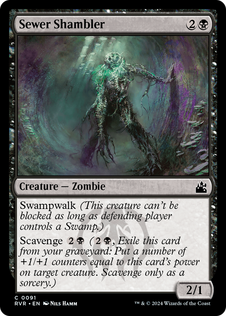 Image of Sewer Shambler (RVR-091) - Ravnica Remastered