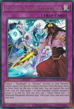 Image of Ghost Meets Girl - A Masterful Mayakashi Shiranui Saga (MAMA-EN015) - Magnificent Mavens 1st Edition