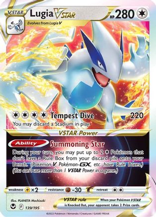 Image of Lugia VSTAR 139/195  - Holofoil SWSH12 Silver Tempest - Ultra Rare