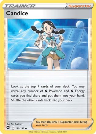Image of Candice 152/195  - Reverse Holofoil SWSH12 Silver Tempest - Uncommon