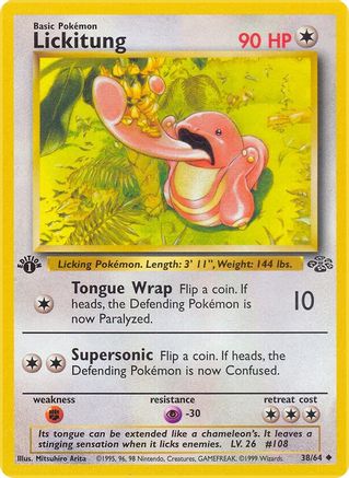 Image of Lickitung 038/64  - Unlimited Jungle - Uncommon