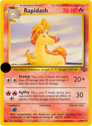 Image of Rapidash 044/64  - Unlimited Jungle - Uncommon