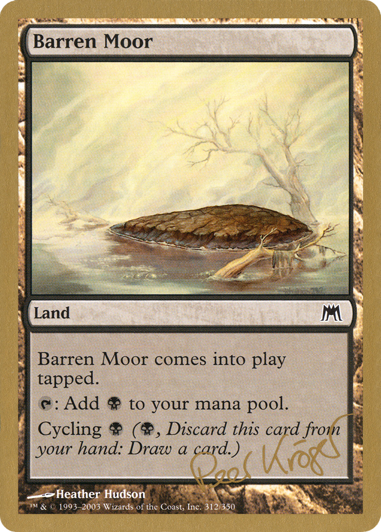Image of Barren Moor - 2003 Peer Kroger (ONS) (WCD-) - World Championship Decks 2003