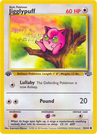 Image of Jigglypuff 054/64  - Unlimited Jungle - Common